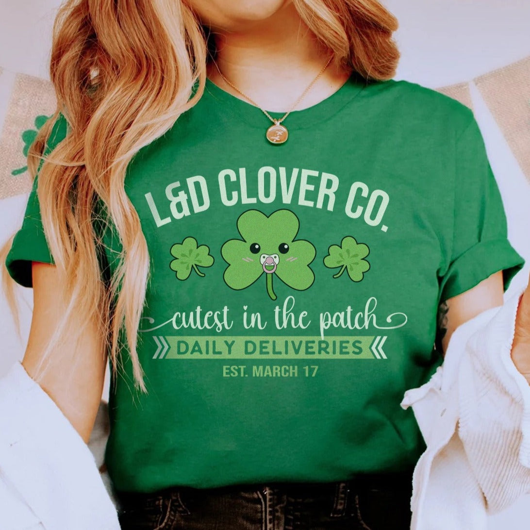 l_dclovercogreen_ed8573a3-499f-4a6d-9939-eb73fd150d32 L&D Clover Co. T-Shirt - Image 1